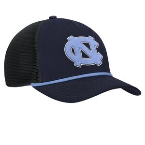 Jordan Adult North Carolina Tar Heels Navy Rope Adjustable Trucker Hat M/L